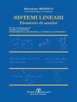 cover image of Sistemi Lineari. Elementi di Analisi
